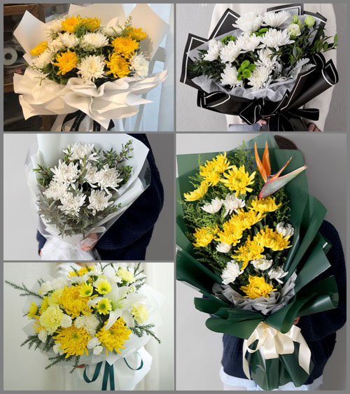 河北衡水桃城区彭杜乡白事花束代送